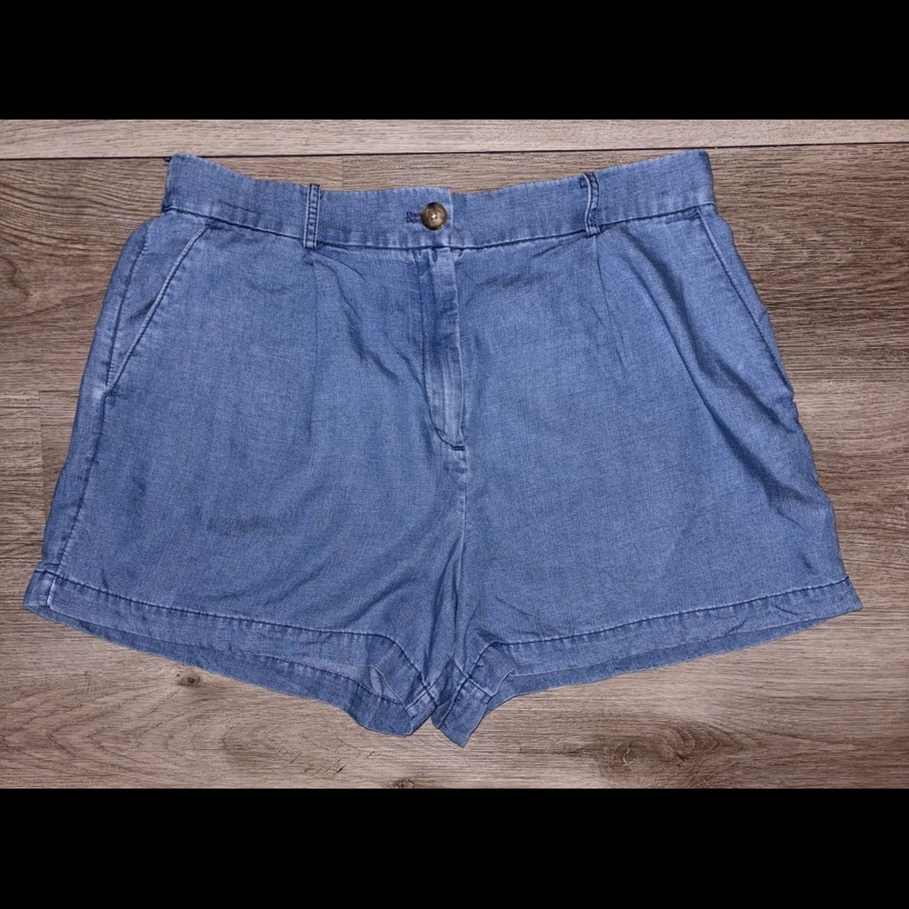 LOFT Light Blue Jean Shorts